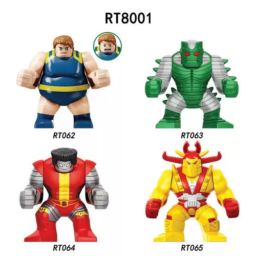 5cm super hero mini figures - 7.5cm,