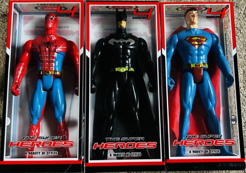 Super heroes action figures - 3x,