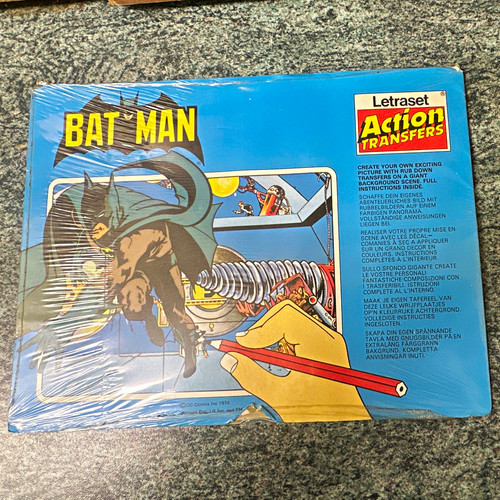 Letraset batman rub down - letraset,