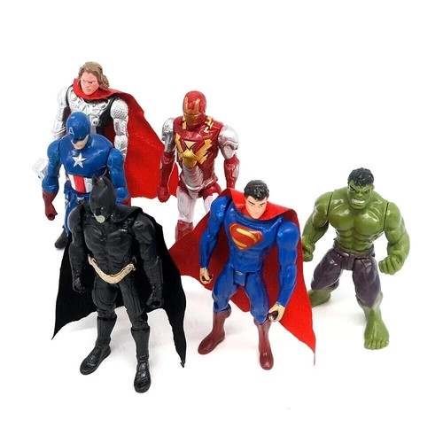 6pcs super hero action - 6pcs,
